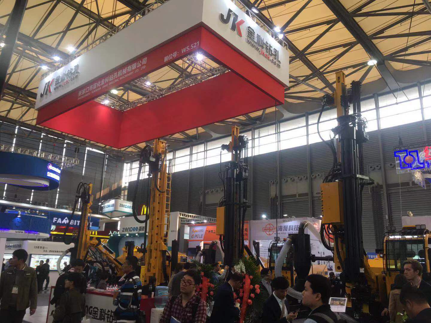 JK Drilling's successful exhibition - 2018 bauma CHINA in Shanghai from Nov.27-30.