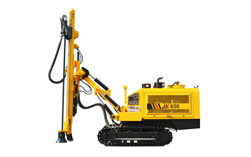 Our JK650 drill rig machine is woring